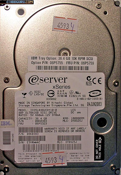 Современные SCSI-диски, используемые в серверах